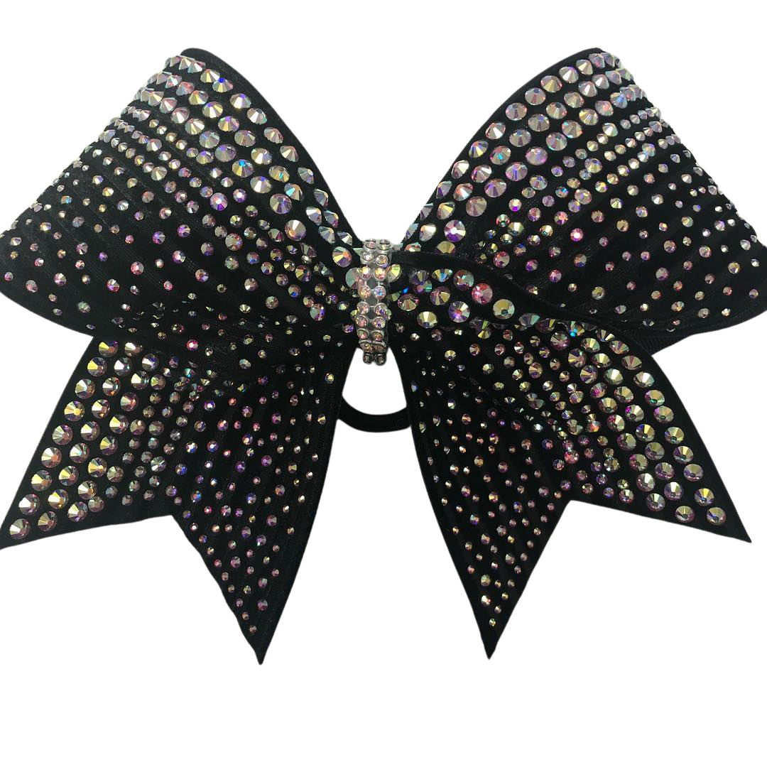 Anywhere with You Rhinestone Bow Top - Black Large