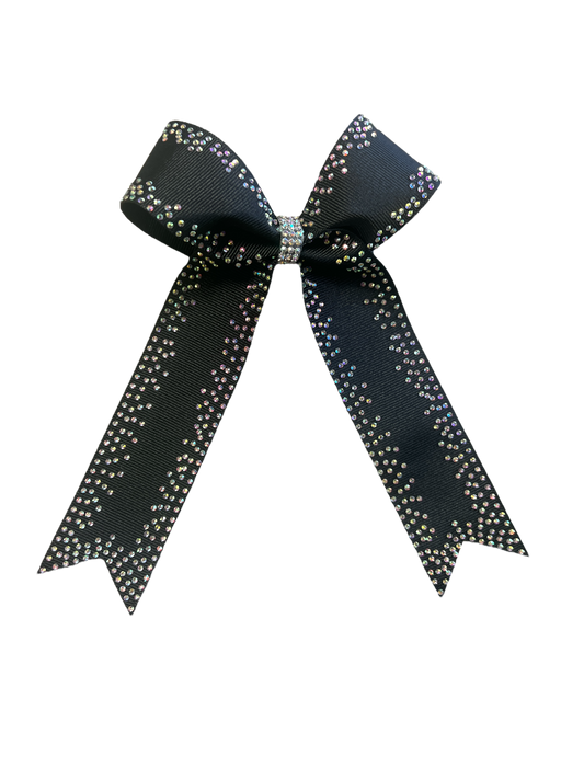 Moderate Stoned Rhinestone College Style Bow
