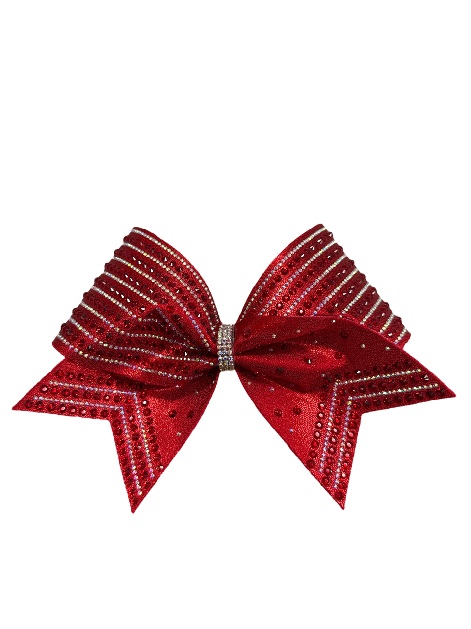 Red Radiance Rhinestone Bow